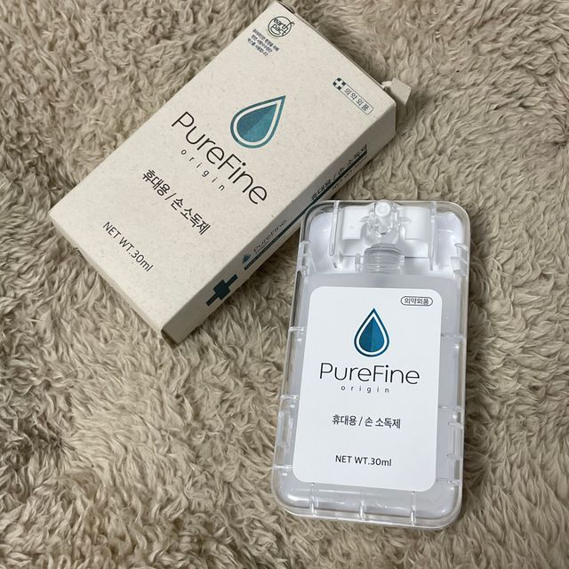 퓨어파인 오리진 휴대용 손소독제 30ml x2개 리뷰 사진
