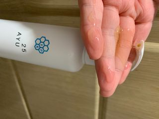 AYU25[아유트웬티파이브]피부 진정, 보습 와일즈 로즈 핸드워시 — 5점을 준 리뷰어가 2021년 3월 올린 사용 사진