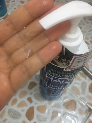 헤어플러스 단백질탈모샴푸 500ml+단백질본드앰플 145ml — 4점을 준 리뷰어가 2021년 3월 올린 사용 사진