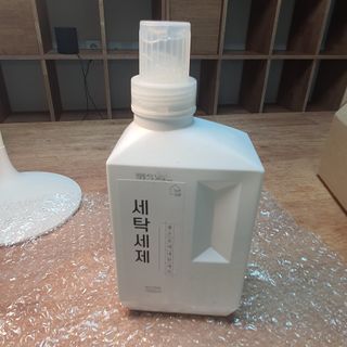 (주)바른양품 바른양품 친환경 세탁세제 1L — 5점을 준 리뷰어가 2022년 2월 올린 사용 사진