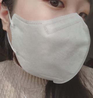 [케이퓨리] 케이퓨리 항균 구리마스크 15매 (대형/중형/키즈) — 5점을 준 리뷰어가 2023년 1월 올린 사용 사진