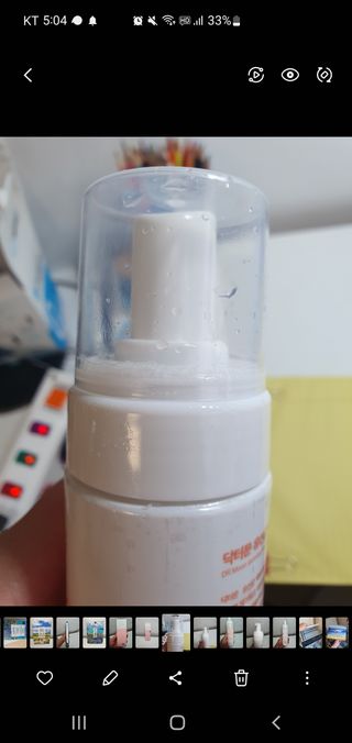 MF프리 [닥터문] 유산균 락토케어 질경초 여성청결제 200ml (폼타입) — 1점을 준 리뷰어가 2022년 7월 올린 사용 사진