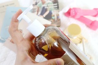 와프랩 운동하는 여성을 위한 더블유 미세먼지 세정 천연유래 약산성 바디워시 — 5점을 준 리뷰어가 2022년 3월 올린 사용 사진