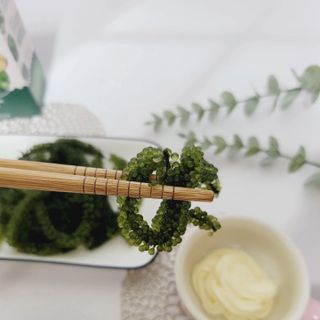 [피터씨마켓] 바다포도 100g(20g x 5봉) 우미부도 그린캐비어 ASMR 소분포장 — 5점을 준 리뷰어가 2024년 8월 올린 사용 사진