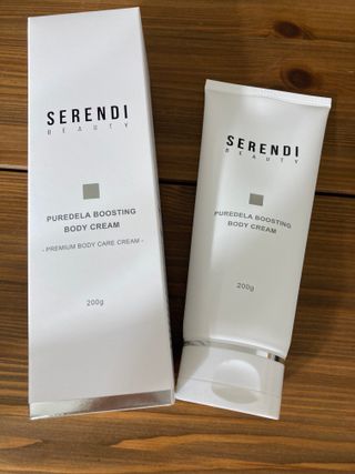 세렌디뷰티 퓨어델라 부스팅 바디크림 — 5점을 준 리뷰어가 2021년 7월 올린 사용 사진