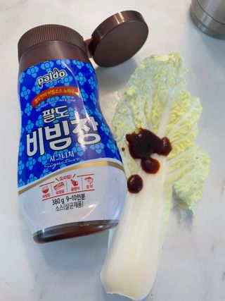 팔도비빔장 시그니처 380g 2개 — 5점을 준 리뷰어가 2022년 2월 올린 사용 사진