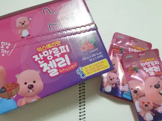 [팔도] 잔망루피젤리 믹스베리맛 42g 8개 — 4점을 준 리뷰어가 2022년 2월 올린 사용 사진