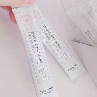 세렌디뷰티_이너뷰티 티톡스 로즈 베리 — 5점을 준 리뷰어가 2021년 3월 올린 사용 사진