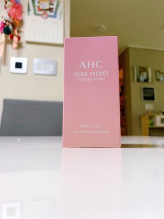AHC 아우라 시크릿 톤업 벨벳 — 5점을 준 리뷰어가 2021년 4월 올린 사용 사진