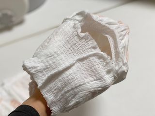 오브맘 밤 프리미엄 아기 기저귀 팬티형 밴드형 — 4점을 준 리뷰어가 2021년 1월 올린 사용 사진