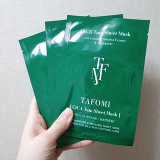 타포미 시카 탐 시트 마스크 27ml — 5점을 준 리뷰어가 2023년 2월 올린 사용 사진
