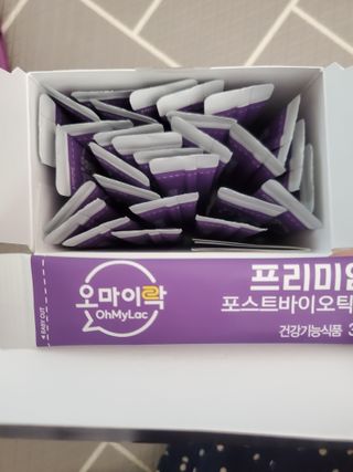 [유산균] 오마이락 프리미엄 포스트바이오틱스 30P — 5점을 준 리뷰어가 2022년 12월 올린 사용 사진