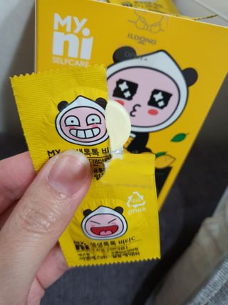 일동제약 마이니 마이니 생생톡톡비타C — 5점을 준 리뷰어가 2021년 2월 올린 사용 사진