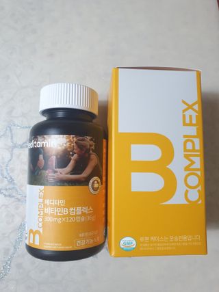 메디타민 비타민B 컴플렉스 — 5점을 준 리뷰어가 2021년 4월 올린 사용 사진