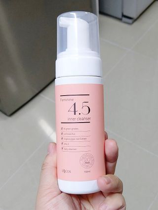 이엔코스 페미닌 4.5 이너클렌저 — 5점을 준 리뷰어가 2021년 3월 올린 사용 사진