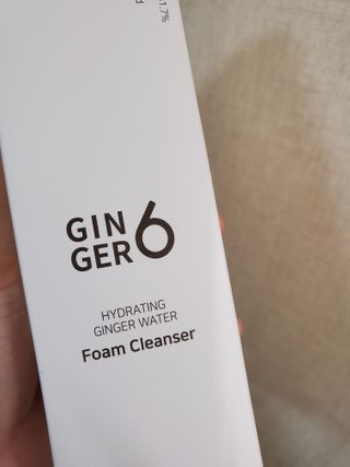 GINGER6 하이드레이팅 진저 워터 폼클렌징 — 5점을 준 리뷰어가 2021년 9월 올린 사용 사진