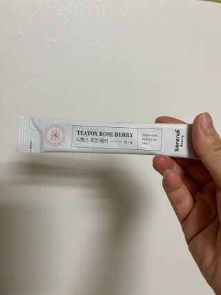 세렌디뷰티_이너뷰티 티톡스 로즈 베리 — 5점을 준 리뷰어가 2021년 3월 올린 사용 사진