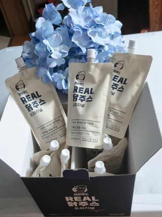 서비푸드 리얼 닭주스 오리지널 200g 1세트 10개입 — 5점을 준 리뷰어가 2022년 3월 올린 사용 사진