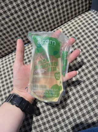 이롬 씨스루 프로틴워터 사과, 자몽 200ml x 12입 — 5점을 준 리뷰어가 2022년 9월 올린 사용 사진