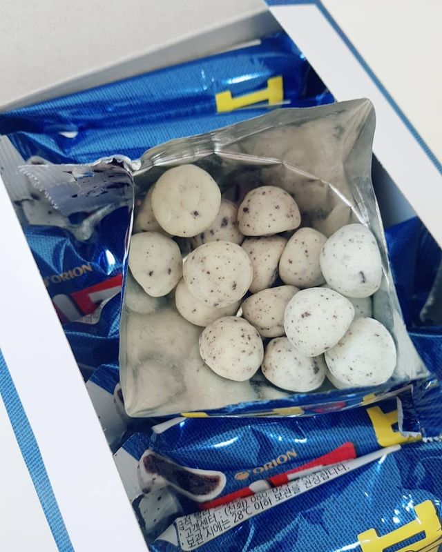 미쯔볼 쿠키앤크림 리뷰 사진