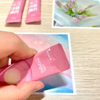 [인디닥터] 면역 생생 핑크 이뮨 젤리 — 4.5점을 준 리뷰어가 2022년 6월 올린 사용 사진