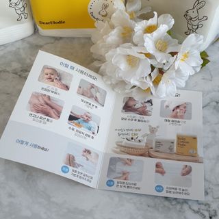 디어엘로디 프리미엄 유기농 유아 솜티슈 40매 3Pack +60매 1Pack 혼합형 — 5점을 준 리뷰어가 2021년 4월 올린 사용 사진