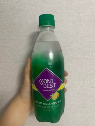 몽베스트 Montbest with Sparkling water Lemon OR Lime 20병(랜덤) — 5점을 준 리뷰어가 2022년 7월 올린 사용 사진