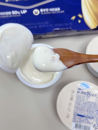구매평★[2종 패키지]덴마크 요거밀 통오트 요거트(12,460원) — 5점을 준 리뷰어가 2025년 5월 올린 사용 사진