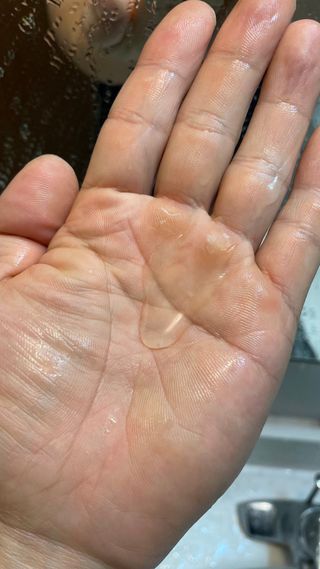 빅그린 니치 퍼퓸 바이옴바디워시 500ml(상탈, 블랙베리&베이, 블랑쉐 3종 중 택1) — 5점을 준 리뷰어가 2022년 12월 올린 사용 사진