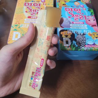 다나음 셀렌에 빠진 아연면역젤리 열대과일맛+사과맛 — 5점을 준 리뷰어가 2023년 6월 올린 사용 사진