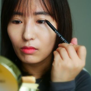 씨스터앤 더블이펙트 워터프루프 아이펜슬 11종 택 1 — 5점을 준 리뷰어가 2022년 1월 올린 사용 사진