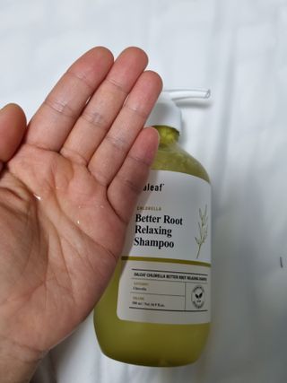 달리프 클로렐라 베러 루트 릴렉싱 샴푸 500ml — 4점을 준 리뷰어가 2021년 5월 올린 사용 사진