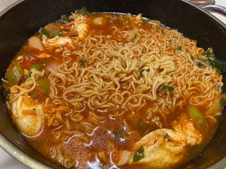 [풀무원] 자연은맛있다 정면, 백면, 홍면  세트 — 3점을 준 리뷰어가 2021년 4월 올린 사용 사진