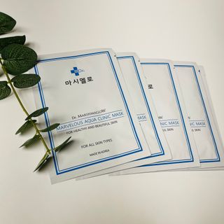 닥터마시멜로 닥터마스멜로 마블러스 아쿠아 클리닉 마스크 — 4.5점을 준 리뷰어가 2021년 5월 올린 사용 사진