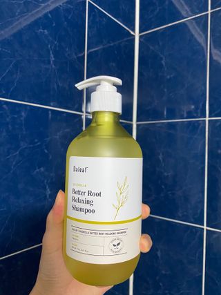 달리프 클로렐라 베러 루트 릴렉싱 샴푸 500ml — 5점을 준 리뷰어가 2021년 5월 올린 사용 사진