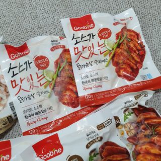 굽네몰 [굽네] 소스가 맛있는 닭가슴살 슬라이스 4종 — 5점을 준 리뷰어가 2021년 4월 올린 사용 사진
