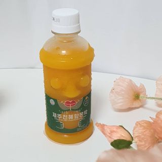 탐라원 제주의 맛, 몬딱주스 4종세트 - 한라봉몬딱주스, 천혜향몬딱주스, 청귤에이드, 당근몬딱주스 — 5점을 준 리뷰어가 2021년 8월 올린 사용 사진