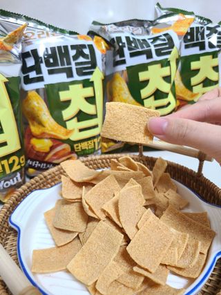 맛있게 채우는 단백질 12g, 닥터유 단백질칩 — 5점을 준 리뷰어가 2023년 12월 올린 사용 사진