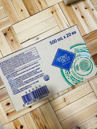 몽베스트 Montbest with Sparkling water Lime20병 — 5점을 준 리뷰어가 2021년 10월 올린 사용 사진
