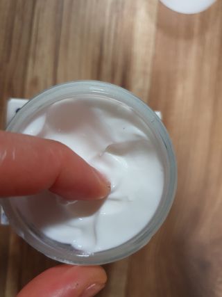 산수시 아쿠아 베네핏 24h 수부지 물광 속건조 수분크림 50ml — 5점을 준 리뷰어가 2021년 7월 올린 사용 사진