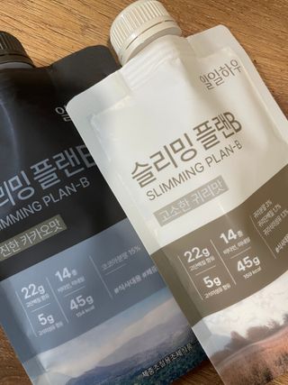 일일하우 슬리밍 플랜B 고소한 귀리맛, 진한 카카오맛 (체중조절식) — 5점을 준 리뷰어가 2023년 8월 올린 사용 사진