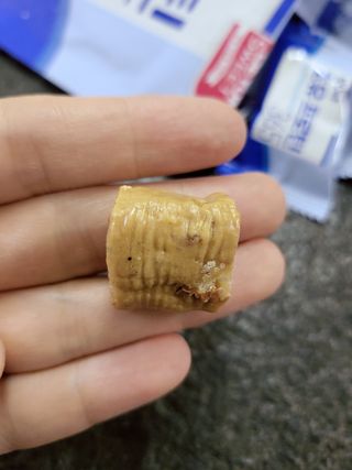 롯데제과 말랑카우 초유프로틴365 — 5점을 준 리뷰어가 2021년 9월 올린 사용 사진