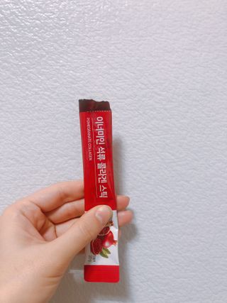 이너미인 석류 콜라겐 스틱 — 5점을 준 리뷰어가 2021년 1월 올린 사용 사진