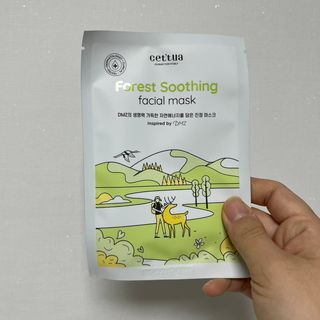 세뚜아(Cettua) [세뚜아] 포레스트 수딩 마스크 Cettual Forest  Soothing Mask 5매 — 5점을 준 리뷰어가 2024년 1월 올린 사용 사진