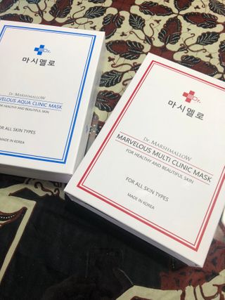 닥터마시멜로 마블러스 멀티 클리닉 마스크 — 5점을 준 리뷰어가 2021년 3월 올린 사용 사진