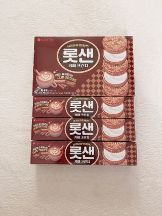 롯데제과 롯샌 카페크런치 — 4점을 준 리뷰어가 2021년 10월 올린 사용 사진