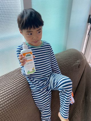 알레바 내츄럴 데일리 수딩 모이스처라이저럴 아기 로션 — 5점을 준 리뷰어가 2021년 1월 올린 사용 사진