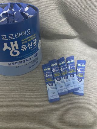 서울약사신협_프로바이오생유산균_2.5G x 100포 — 5점을 준 리뷰어가 2021년 4월 올린 사용 사진