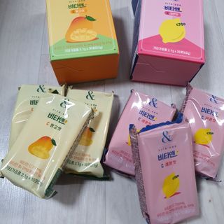 비타앤C 레몬맛, 망고맛 — 5점을 준 리뷰어가 2021년 6월 올린 사용 사진