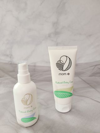 mom e 맘이 내추럴 베이비 케어 크림+바디오일 — 5점을 준 리뷰어가 2021년 1월 올린 사용 사진